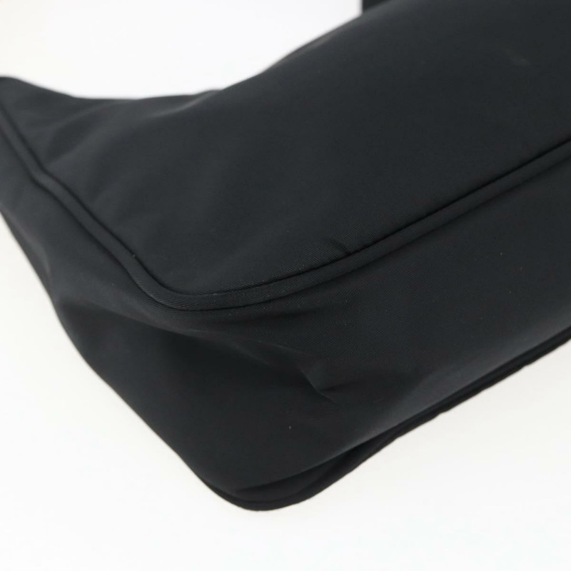 【日本直送】PRADA 尼龍手提包 黑色 銀色 正品 BA10328V-15