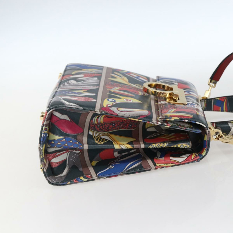 【日本直送】Salvatore Ferragamo Gancini 皮革雙肩包 多色 金色 正品 BA9972V-3