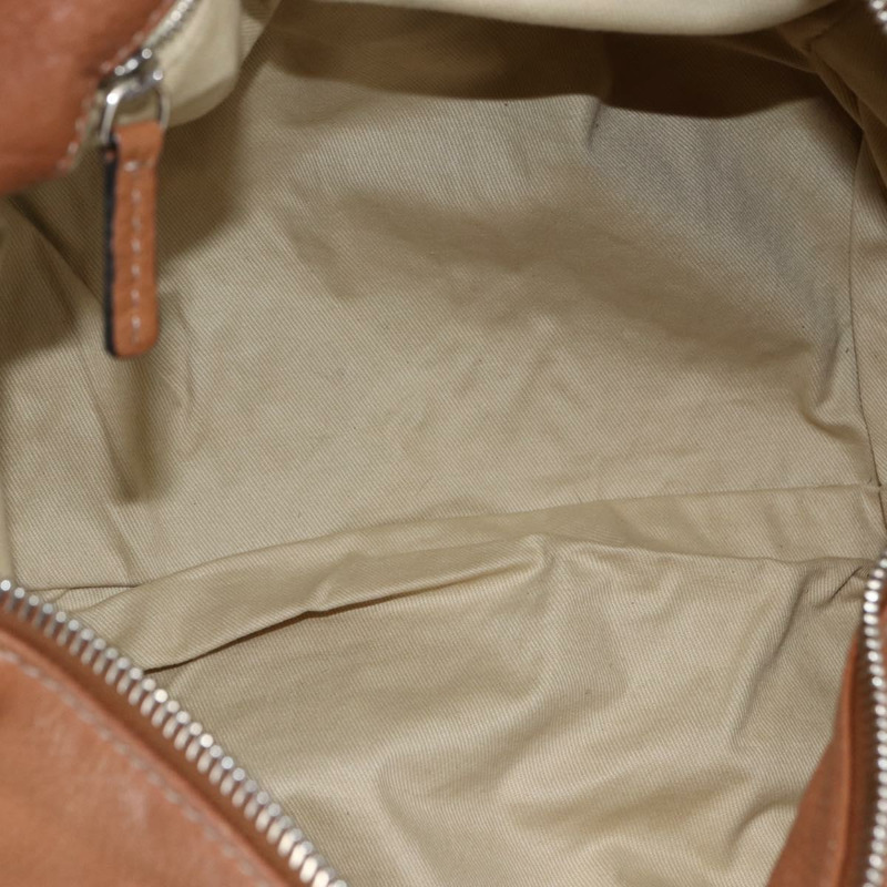 【日本直送】Chloe Paddington 手提包 皮革 棕色 金銀色 正品 BA9967V-10