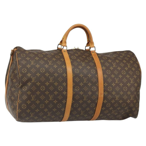 路易威登 Monogram Keepall Bandouliere 60 波士頓包 M41412 LV Auth ka1967