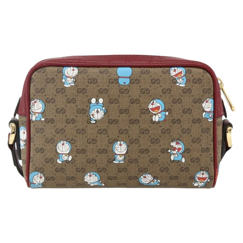 【日本直送】GUCCI GUCCI × Doraemon 聯名版 Micro GG Supreme 包包 PVC 米色 647784 正品 149860SM-1