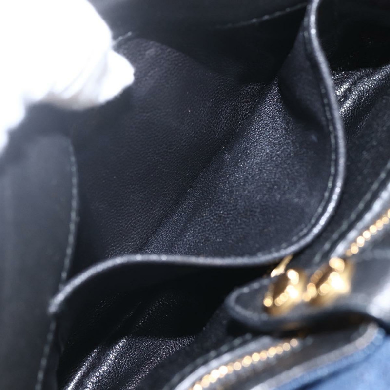 【日本直送】Miu Miu 單肩包 牛仔藍 金色 正品 ka1885SAV-27