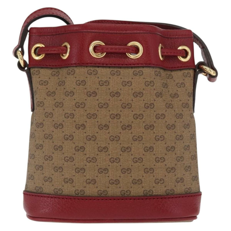 【日本直送】GUCCI GUCCI × 哆啦A夢 Micro GG Supreme 包 PVC 米色 金色 647801 正品 149859SM-1