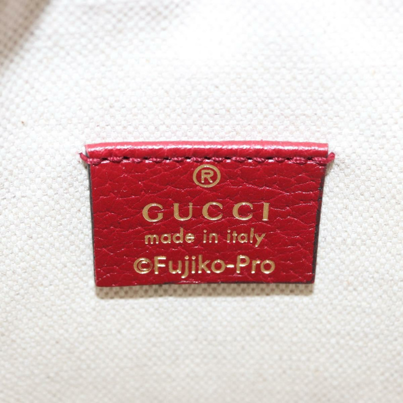 【日本直送】GUCCI GUCCI × 哆啦A夢 Micro GG Supreme 包 PVC 米色 金色 647801 正品 149859SM-18