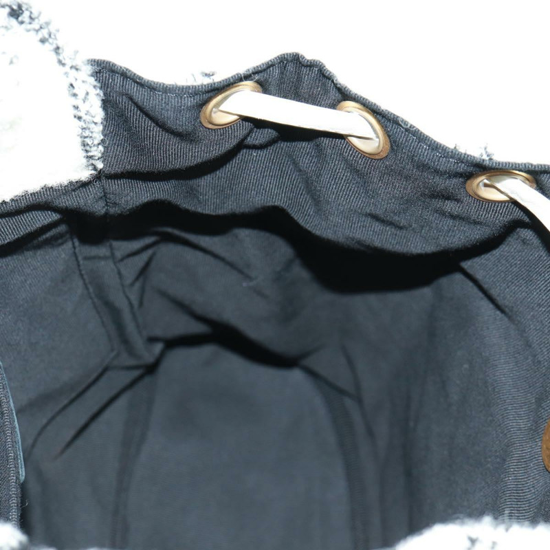 【日本直送】香奈兒斜紋軟呢雙肩包，金色白色，CC標誌，貨號169198SM-28