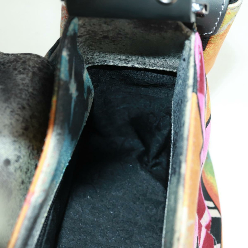 【日本直送】Christian Dior John Galliano 2024春夏系列帆布多色銀色手提包，貨號169197SM-26