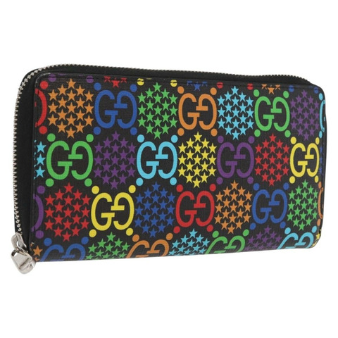 GUCCI GG迷幻長版皮夾 多色 601079 正品 159857M