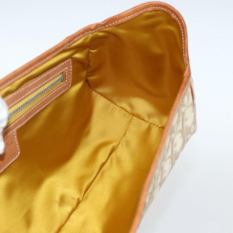 【日本直送】Christian Dior Trotter帆布浪漫鏈條包 PVC象牙銀色 正品 170012SAV-19