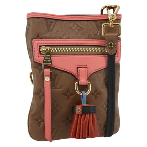 路易威登 Monogram Empreinte 平底包 棕色 M40369 LV 正品 170001SAM