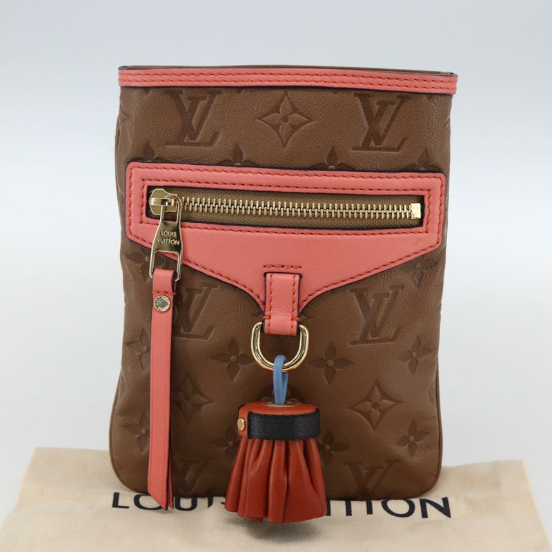 【日本直送】路易威登 Monogram Empreinte 平底包 棕色 M40369 LV 正品 170001SAM-11