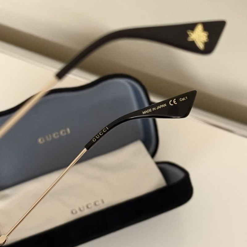 GUCCI | 圓框粉色鏡片太陽眼鏡-2