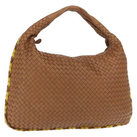 BOTTEGAVENETA INTRECCIATO 皮革肩背包 米色 金色 115654 正品 ka1891SAV