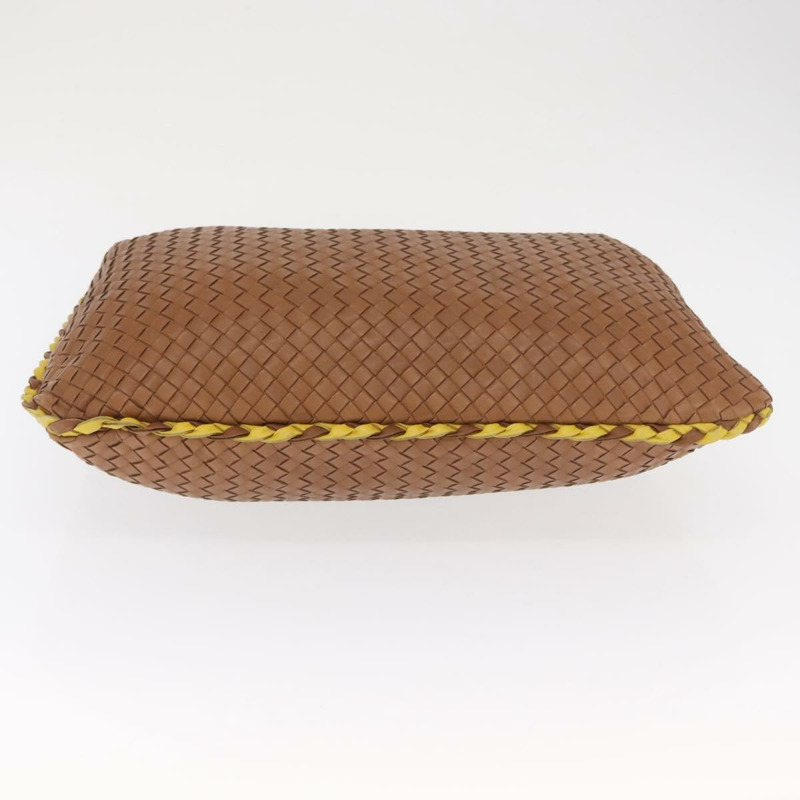 【日本直送】BOTTEGAVENETA INTRECCIATO 皮革肩背包 米色 金色 115654 正品 ka1891SAV-4