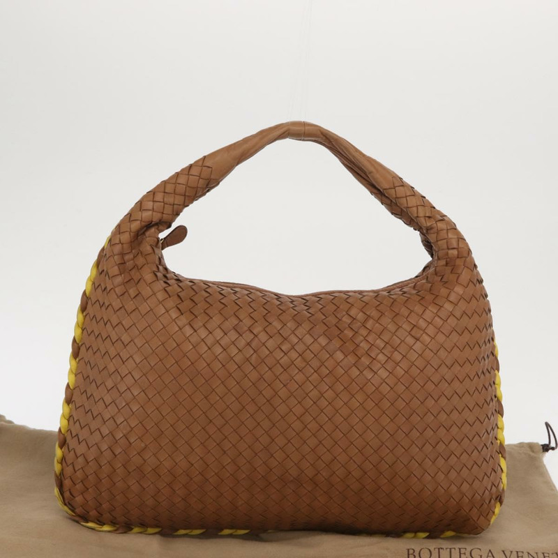 【日本直送】BOTTEGAVENETA INTRECCIATO 皮革肩背包 米色 金色 115654 正品 ka1891SAV-11