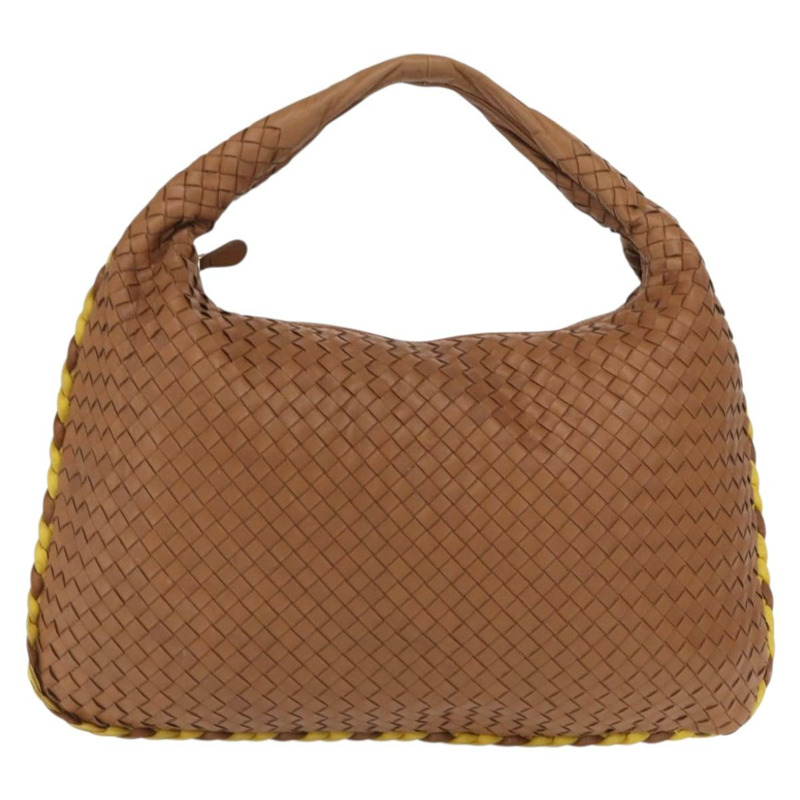 【日本直送】BOTTEGAVENETA INTRECCIATO 皮革肩背包 米色 金色 115654 正品 ka1891SAV-12