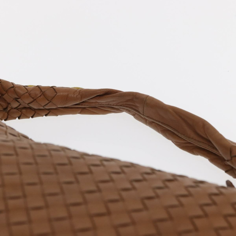 【日本直送】BOTTEGAVENETA INTRECCIATO 皮革肩背包 米色 金色 115654 正品 ka1891SAV-13