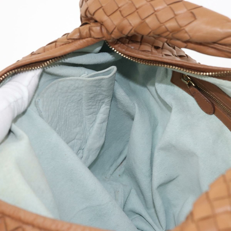 【日本直送】BOTTEGAVENETA INTRECCIATO 皮革肩背包 米色 金色 115654 正品 ka1891SAV-20