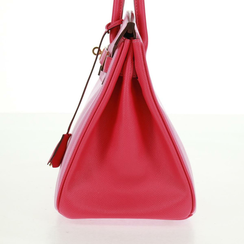 【日本直送】愛馬仕 Birkin 30 手袋，皮革 SPO 金玫瑰花瓣 x 玫瑰泰爾紫，正品 SW2128SM-2