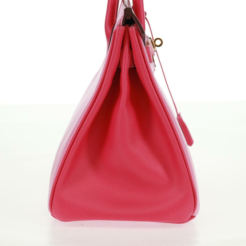 【日本直送】愛馬仕 Birkin 30 手袋，皮革 SPO 金玫瑰花瓣 x 玫瑰泰爾紫，正品 SW2128SM-3