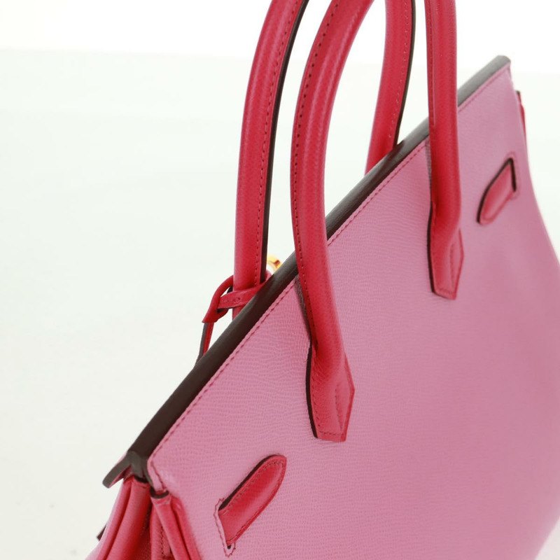 【日本直送】愛馬仕 Birkin 30 手袋，皮革 SPO 金玫瑰花瓣 x 玫瑰泰爾紫，正品 SW2128SM-5