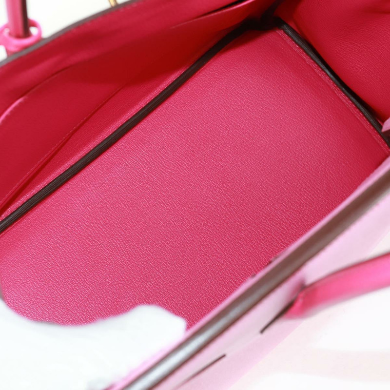 【日本直送】愛馬仕 Birkin 30 手袋，皮革 SPO 金玫瑰花瓣 x 玫瑰泰爾紫，正品 SW2128SM-9