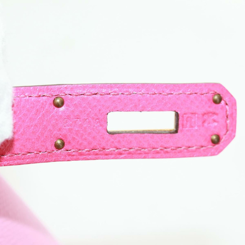 【日本直送】愛馬仕 Birkin 30 手袋，皮革 SPO 金玫瑰花瓣 x 玫瑰泰爾紫，正品 SW2128SM-10