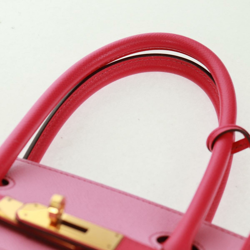 【日本直送】愛馬仕 Birkin 30 手袋，皮革 SPO 金玫瑰花瓣 x 玫瑰泰爾紫，正品 SW2128SM-13