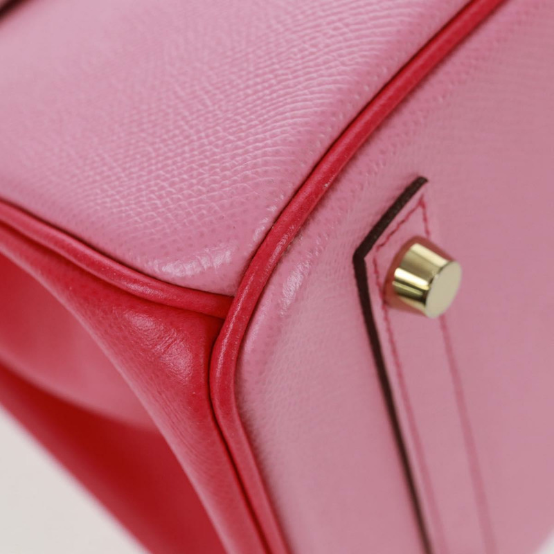 【日本直送】愛馬仕 Birkin 30 手袋，皮革 SPO 金玫瑰花瓣 x 玫瑰泰爾紫，正品 SW2128SM-14