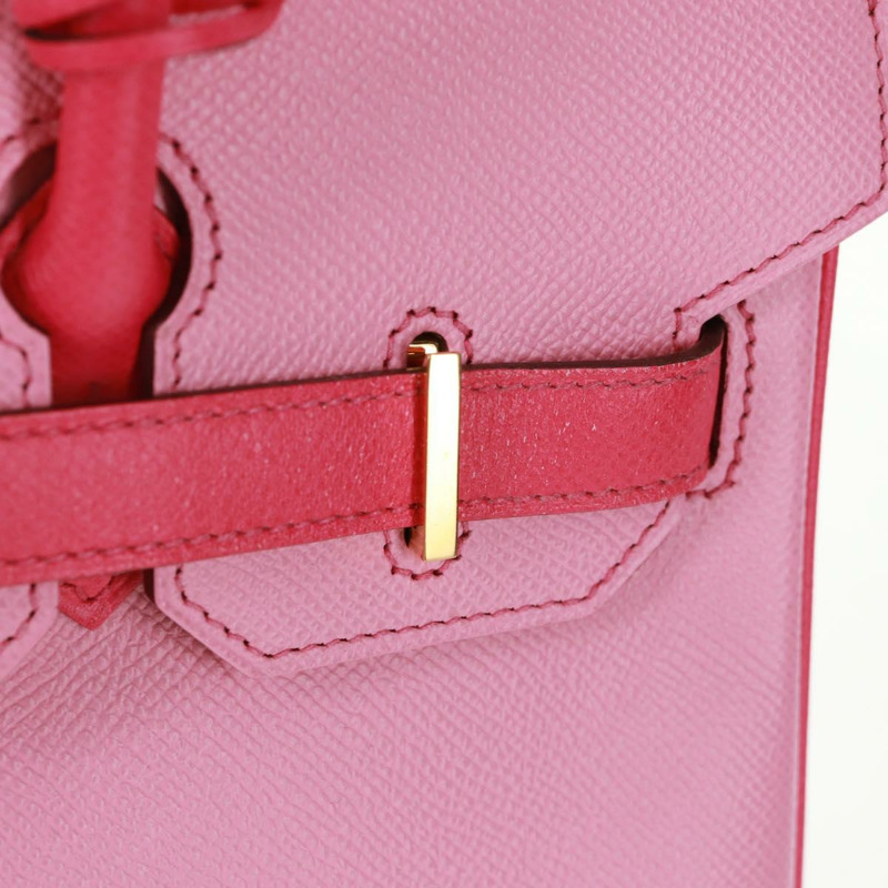 【日本直送】愛馬仕 Birkin 30 手袋，皮革 SPO 金玫瑰花瓣 x 玫瑰泰爾紫，正品 SW2128SM-21