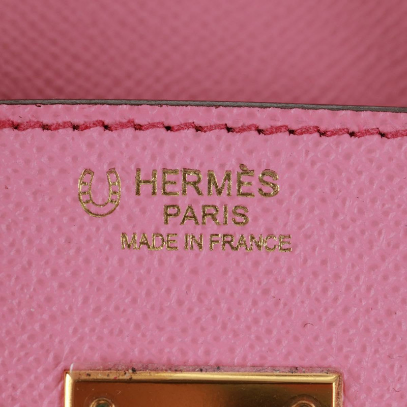【日本直送】愛馬仕 Birkin 30 手袋，皮革 SPO 金玫瑰花瓣 x 玫瑰泰爾紫，正品 SW2128SM-25