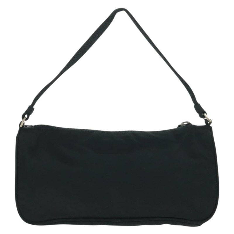 【日本直送】PRADA 尼龍手提包 黑色 銀色 正品 SW2096V-1