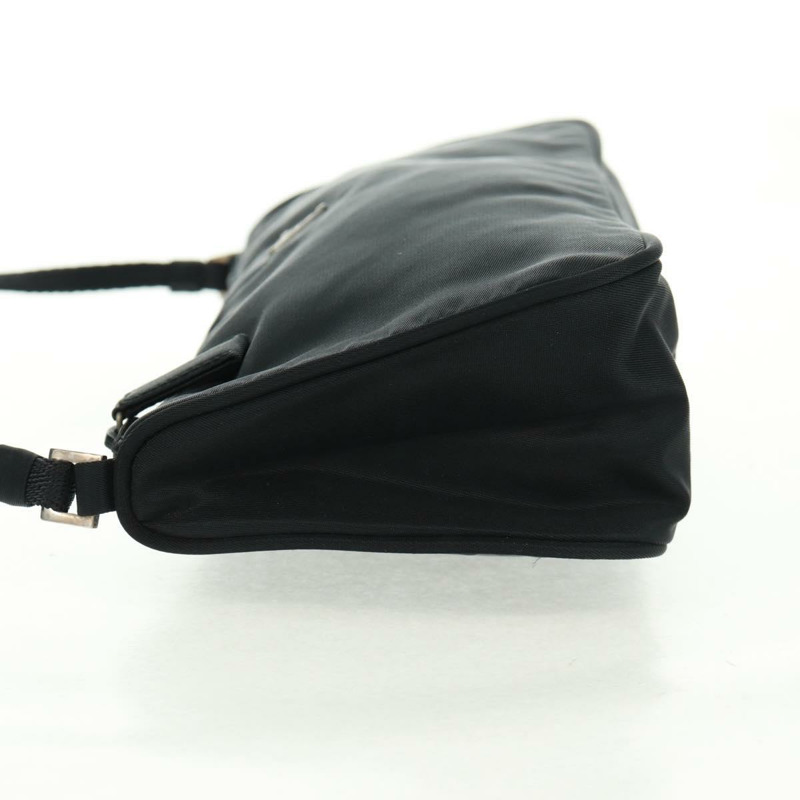 【日本直送】PRADA 尼龍手提包 黑色 銀色 正品 SW2096V-2
