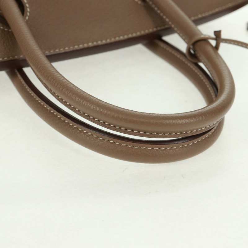 【日本直送】愛馬仕 Birkin 30 手提包，銀色 Etope 皮革，正品 SW2129SM-6