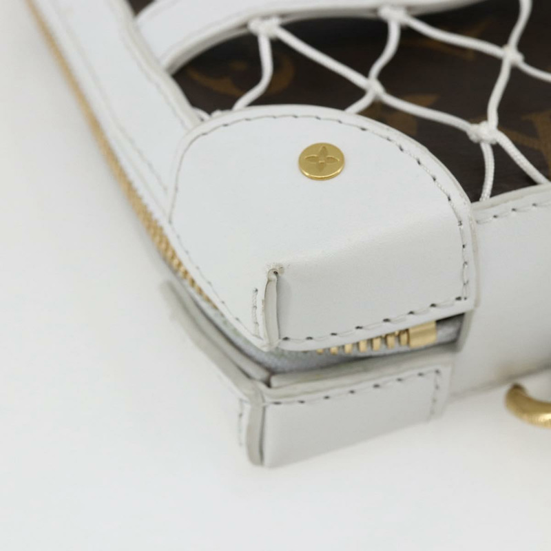 【日本直送】路易威登 Monogram NBA 軟行李箱手機盒包 白色 M80102 正品 169014SAM-14