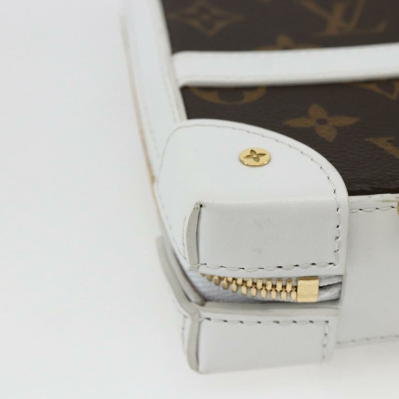 【日本直送】路易威登 Monogram NBA 軟行李箱手機盒包 白色 M80102 正品 169014SAM-16