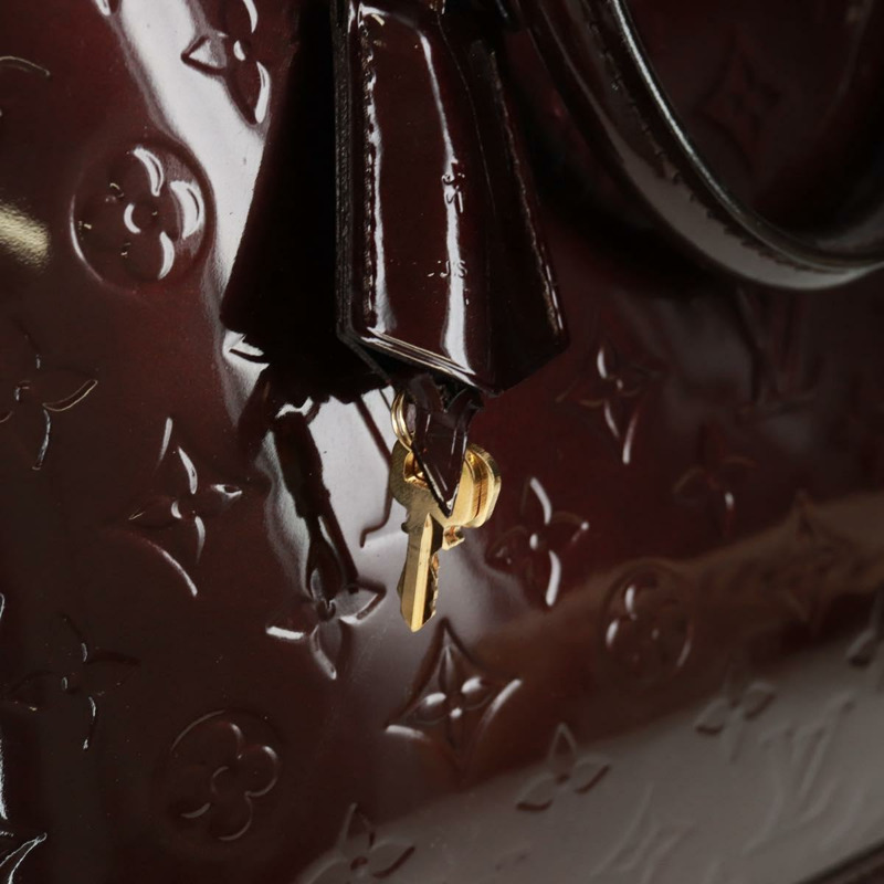 【日本直送】路易威登 Monogram Vernis Alma GM 手提包 Amarante M93595 LV Auth 169039V-8