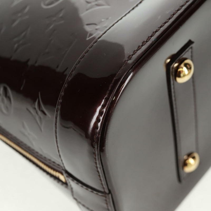 【日本直送】路易威登 Monogram Vernis Alma GM 手提包 Amarante M93595 LV Auth 169039V-13