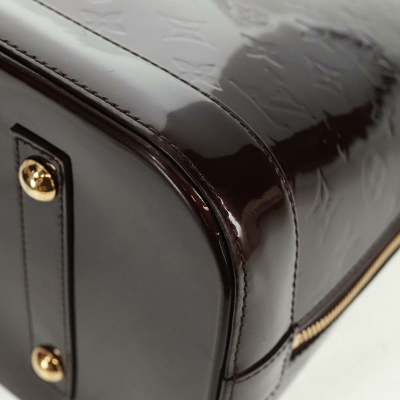 【日本直送】路易威登 Monogram Vernis Alma GM 手提包 Amarante M93595 LV Auth 169039V-14