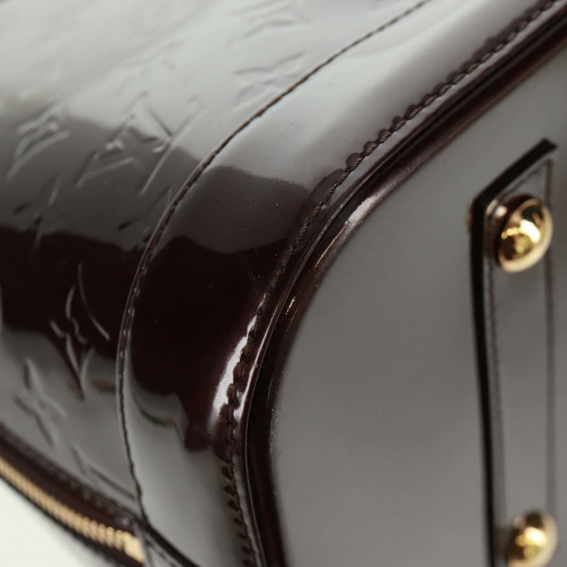【日本直送】路易威登 Monogram Vernis Alma GM 手提包 Amarante M93595 LV Auth 169039V-15