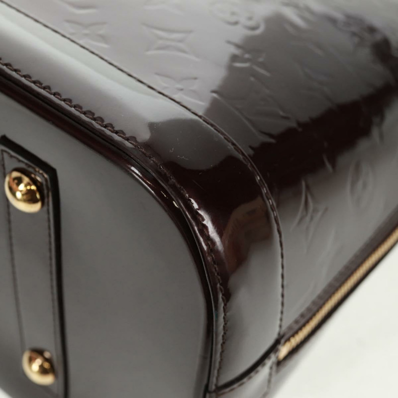 【日本直送】路易威登 Monogram Vernis Alma GM 手提包 Amarante M93595 LV Auth 169039V-16