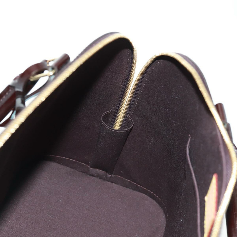 【日本直送】路易威登 Monogram Vernis Alma GM 手提包 Amarante M93595 LV Auth 169039V-19