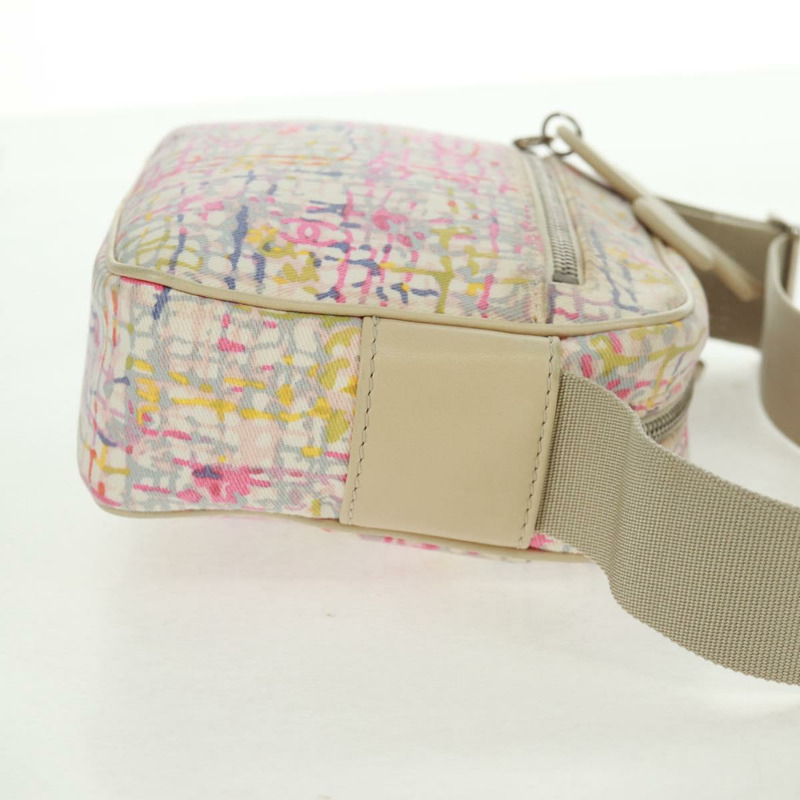 【日本直送】香奈兒帆布多色銀色雙C單背包 Auth 159826V-3