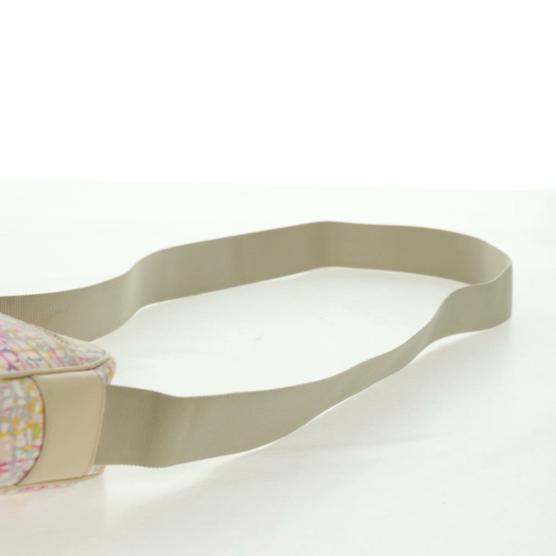 【日本直送】香奈兒帆布多色銀色雙C單背包 Auth 159826V-7