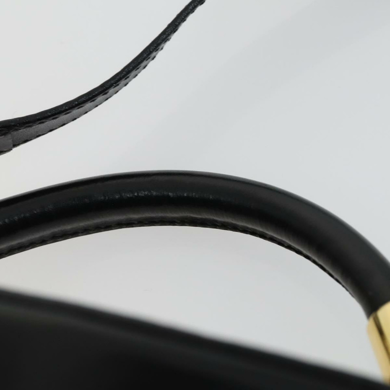 【日本直送】CELINE Macadam帆布手提包 PVC皮革 2way 黑色金色 Auth 163425V-14