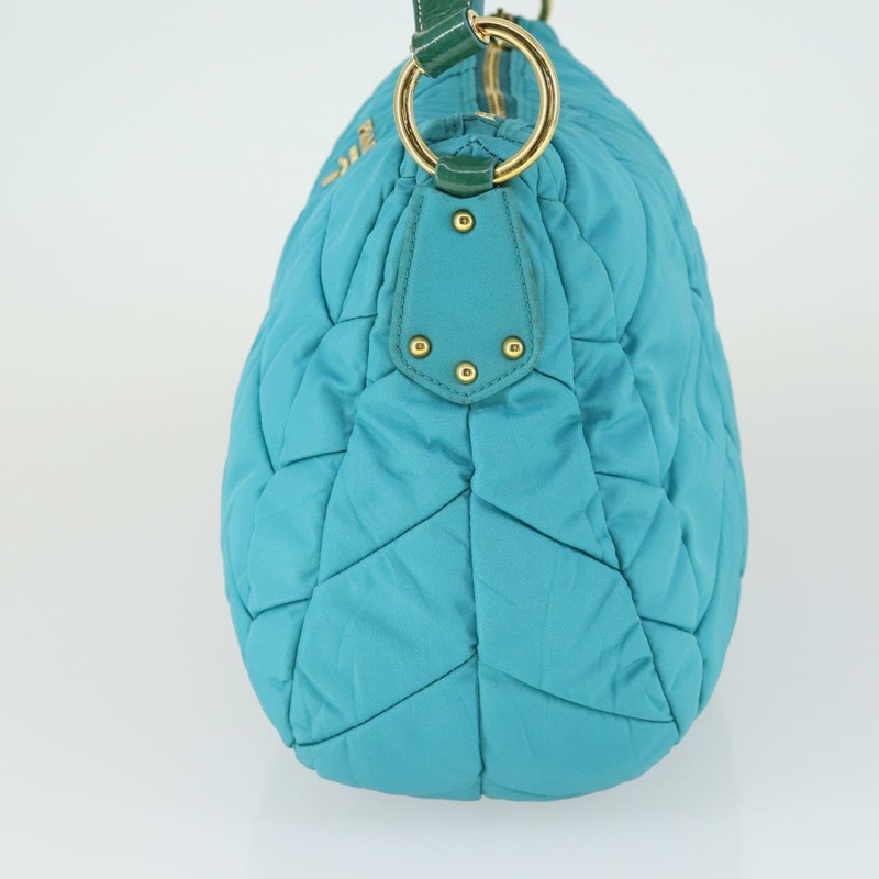 【日本直送】PRADA 尼龍藍金肩包 正品 169057V-2