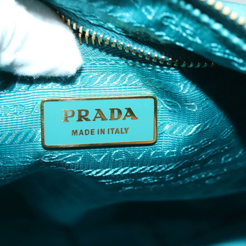 【日本直送】PRADA 尼龍藍金肩包 正品 169057V-21