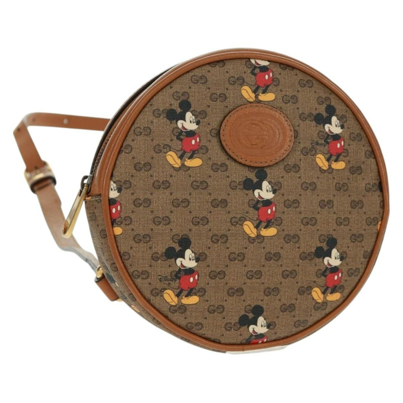 【日本直送】GUCCI Micro GG Supreme Disney 雙肩包 PVC 米色 金色 603730 正品 159823M-0