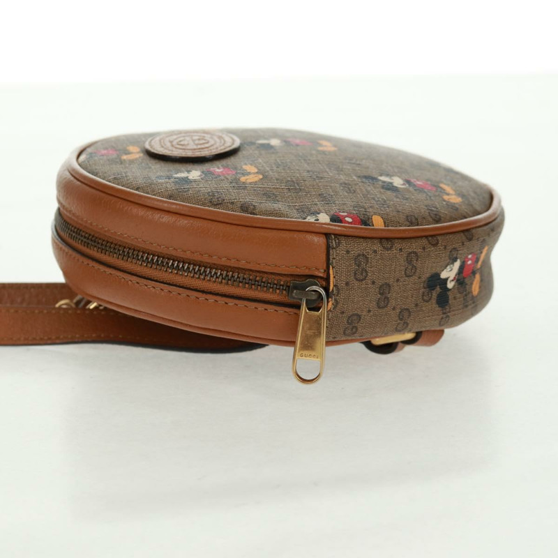 【日本直送】GUCCI Micro GG Supreme Disney 雙肩包 PVC 米色 金色 603730 正品 159823M-2