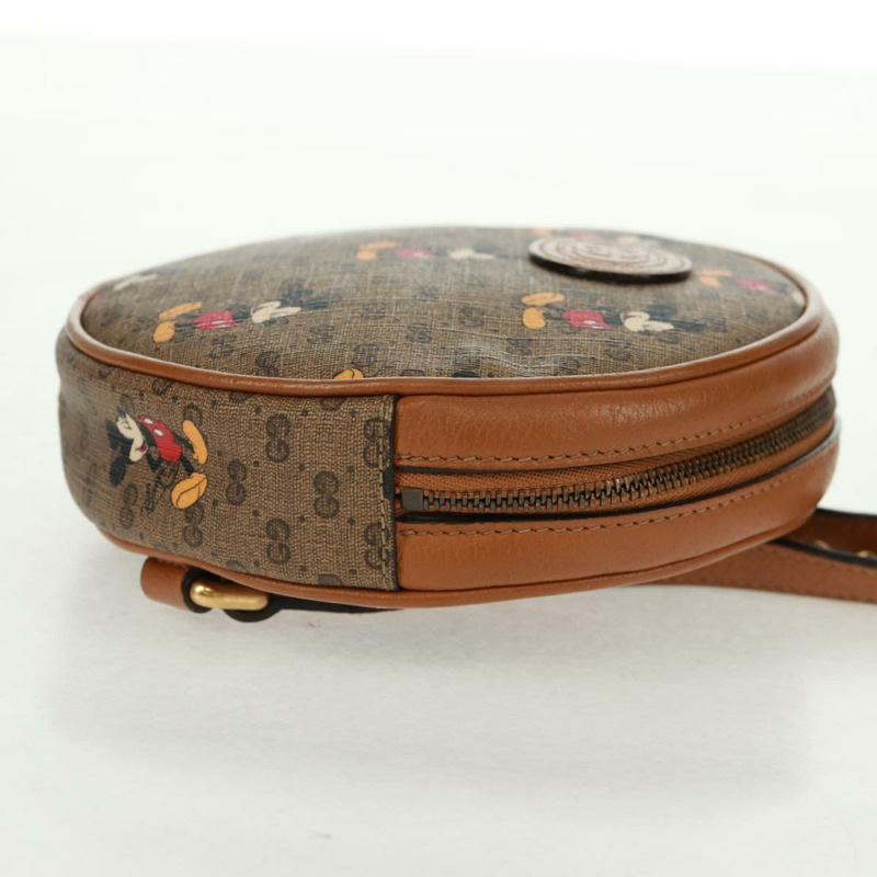 【日本直送】GUCCI Micro GG Supreme Disney 雙肩包 PVC 米色 金色 603730 正品 159823M-3