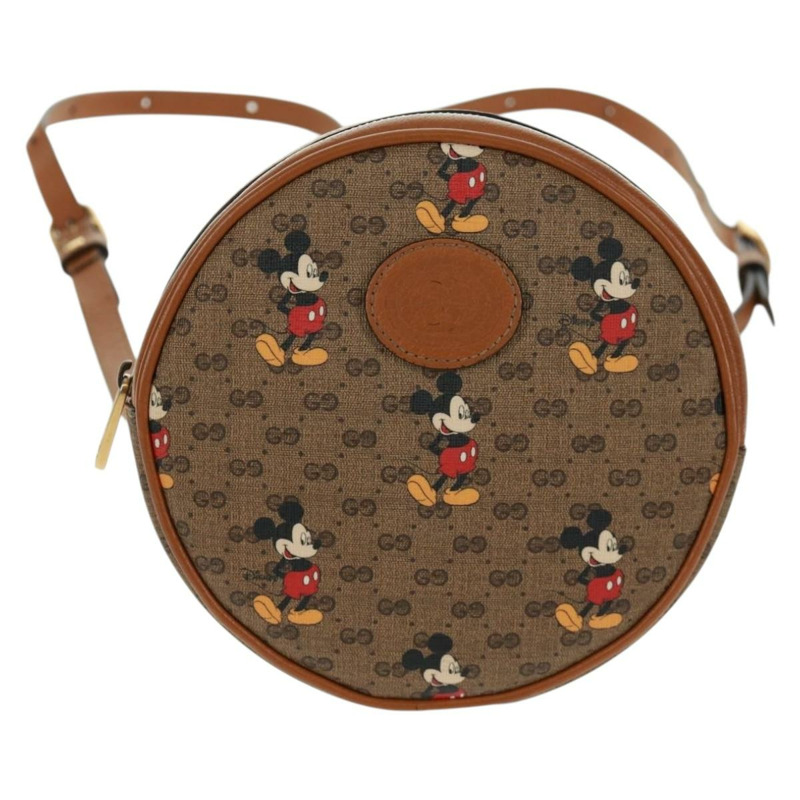 【日本直送】GUCCI Micro GG Supreme Disney 雙肩包 PVC 米色 金色 603730 正品 159823M-12